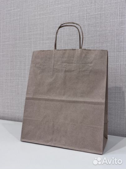 Крафтовые пакеты с ручками