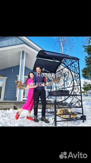 Беседка с мангалом