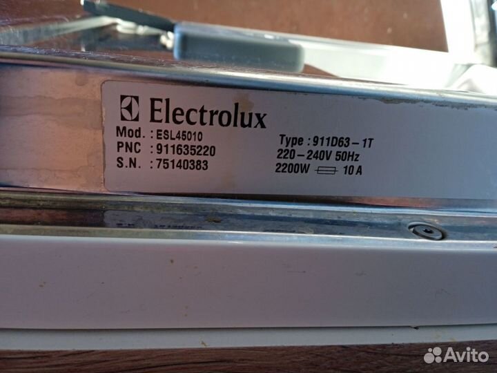 Посудомоечная машина бу electrolux рабочая 45 см