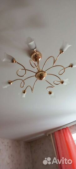 Люстра потолочная бу