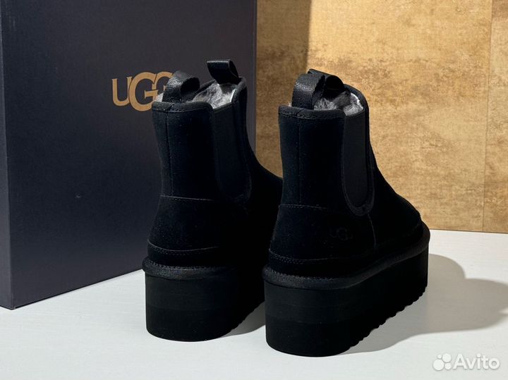 Угги Ugg Neumel Platform Chelsea Black