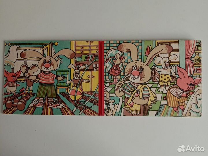 Книжка детская в картинках Кто рано встает СССР