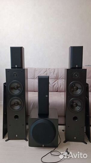 Колонки Yamaha 5.1 для домашнего кинотеатра