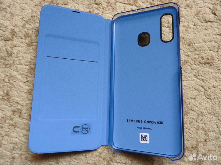 Оригинальные Чехлы для Samsung A30 (белый, чёрный)