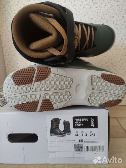 Сноубордические ботинки Joint Forceful (р44) Новые