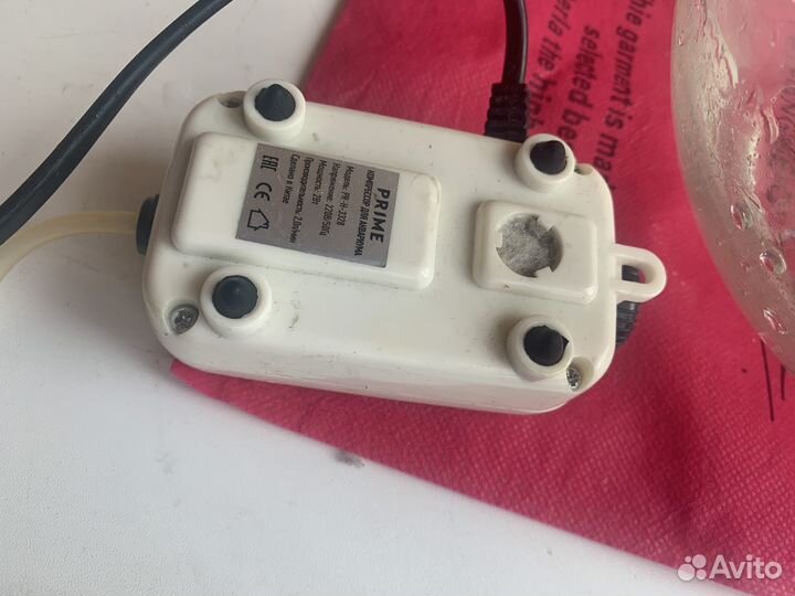 Продаю круглый аквариум с компрессором