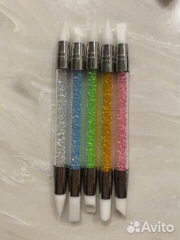 Кисти силиконовые для маникюра (набор)