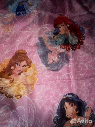 Тюль для девочки Disney с принцессами