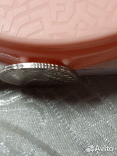 Монета 1 рубль 1991г лмд с кремлем на аверсе, брак