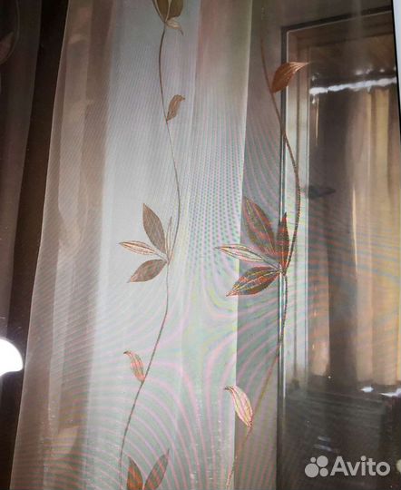 Комплект шторы с ламбрекеном и покрывало