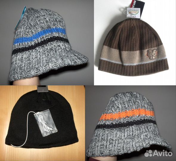 Новые европейские шапки р. 50 54 56 58 осень зима