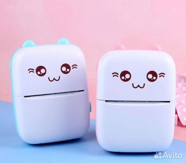 Мини принтер для чеков, наклеек, фотографий