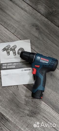 Шуруповерт bosch gsr 120 li