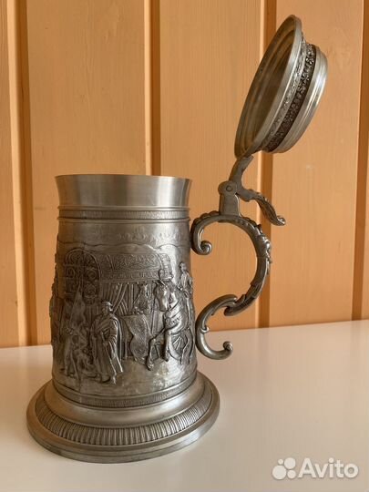 Антикварная старинная пивная кружка,Германия