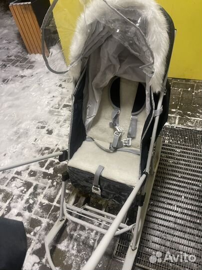 Коляска санки