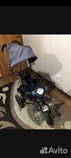 Велосипед с родительской ручкой Lamborghini