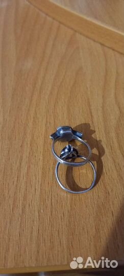 Кольца серебряные