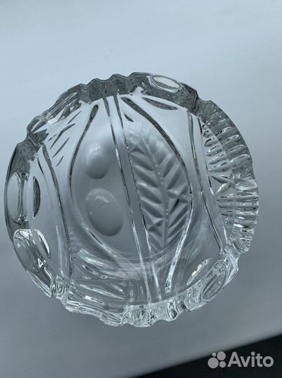 Хрустальная пепельница