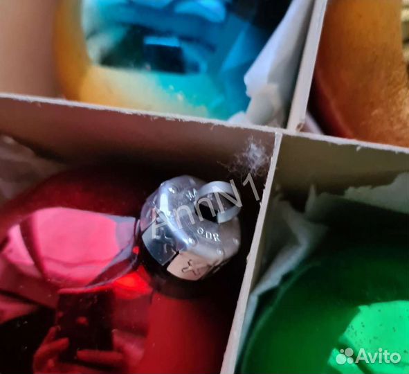 Набор елочных игрушек ГДР шары