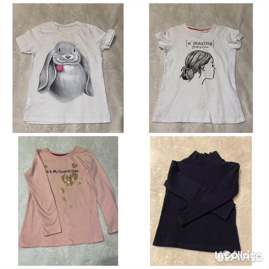 Вещи пакетом на девочку 122-134