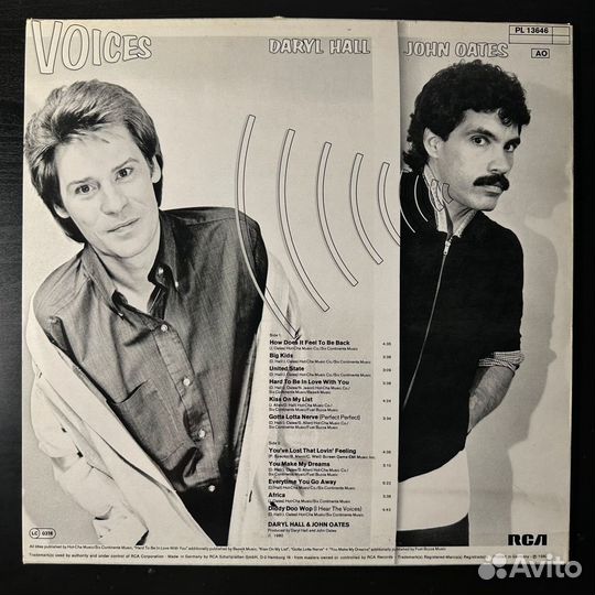 Daryl Hall & John Oates – Voices (Германия 1980г.)