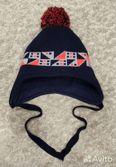 Теплая зимняя шапка-шлем Gusti 54-55 р