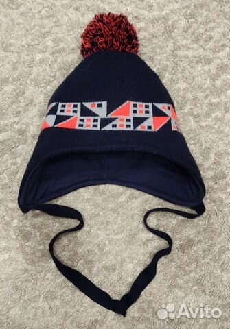 Теплая зимняя шапка-шлем Gusti 54-55 р