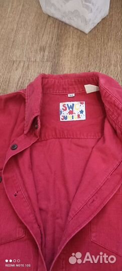 Рубашка мелкий вельвет