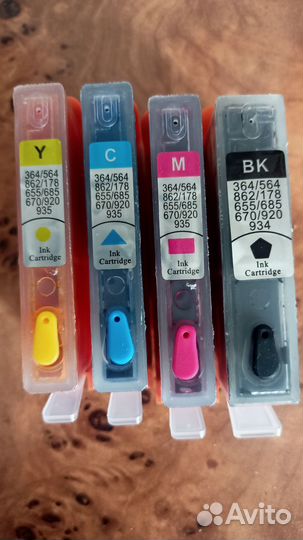 Картридж HP 655 перезаправляемый(пзк)
