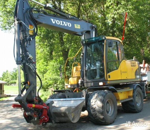 Стекло заднее на экскаватор Volvo EW 160