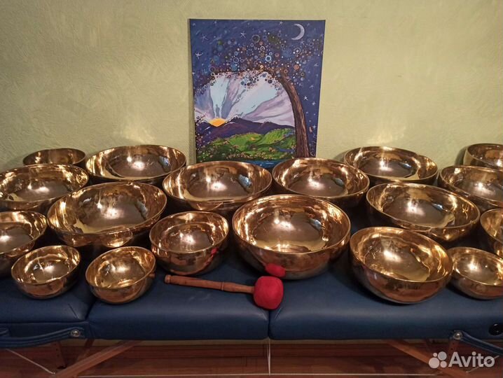 Поющие чаши, колокольчики, глюкофоны, флейты и др
