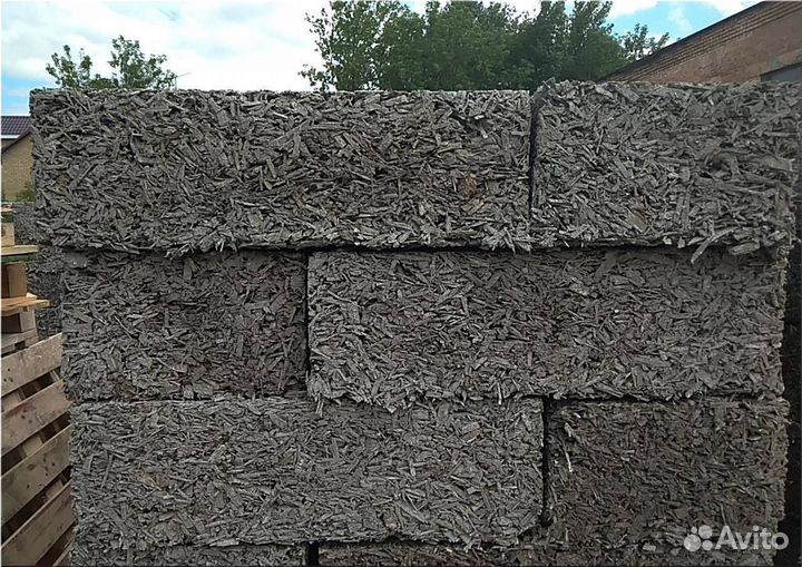 Арболитный блок