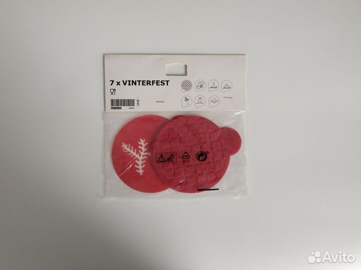 Винтерфест трафарет. Икеа, новый