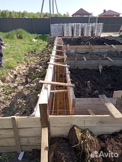 Отмостка вокруг дома,заливка площадок