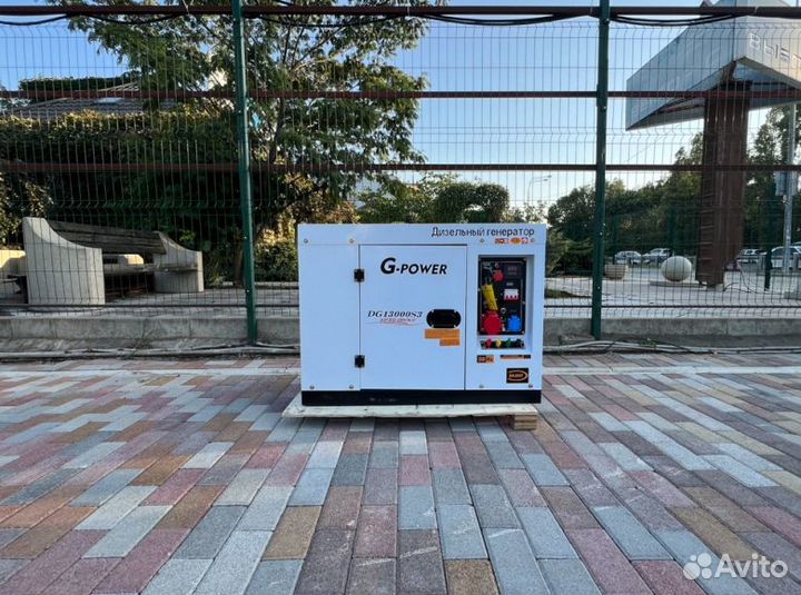 Генератор дизельный 12 kW g-power трехфазный