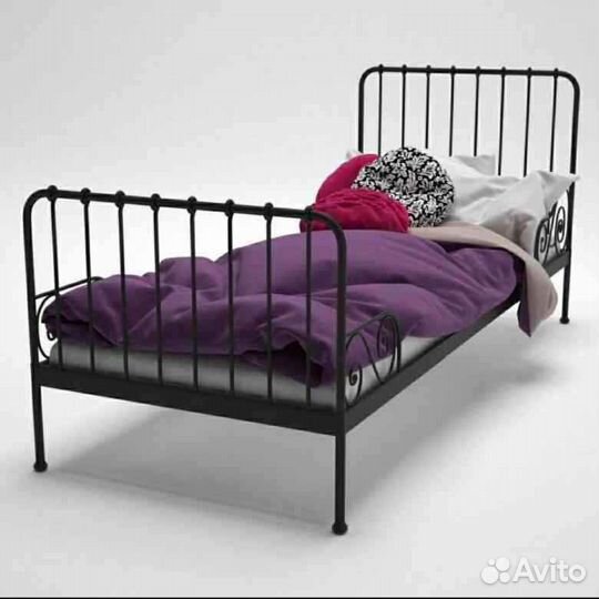 Кровать IKEA металлическая раздвижная