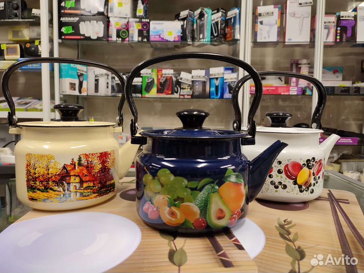 Эмалированные чайники