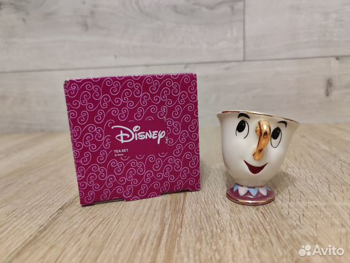 Сервиз Disney Красавица и чудовище и Чашка Чип