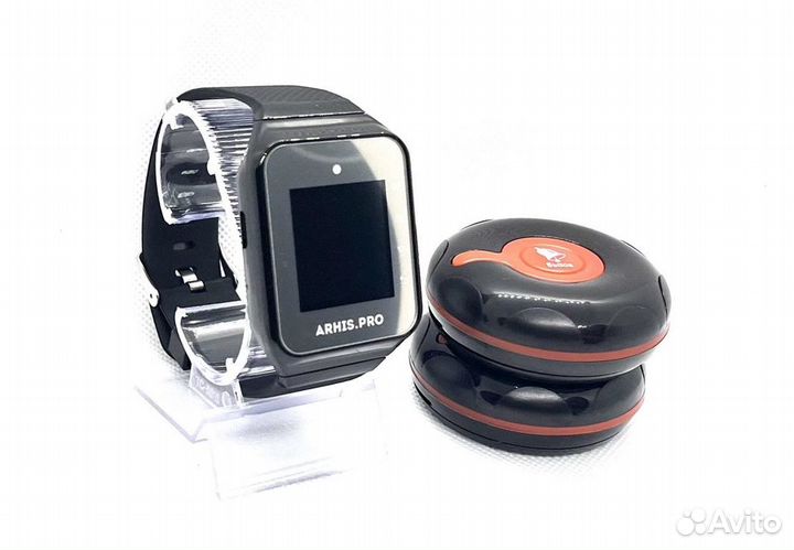 Кнопка вызова официанта персонала Классик и часы