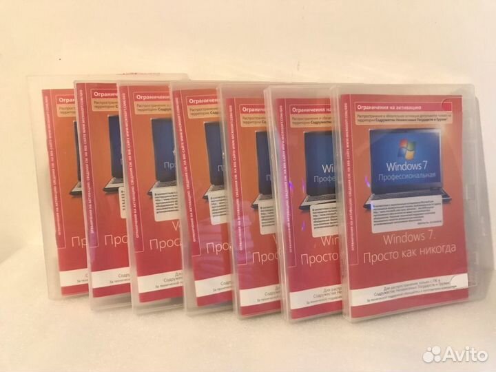 Диски с WIndows в упаковках