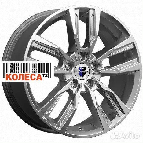 Кик Борэй 8x18 5x112 ET30 Dia66.6 Дарк платинум