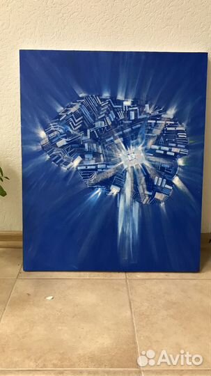 Картина бриллиантовый разум Холст масло разм 60/60