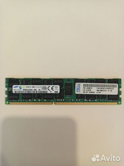 Dimm ddr3 ecc reg 16gb Samsung 1866mhz (сервер)