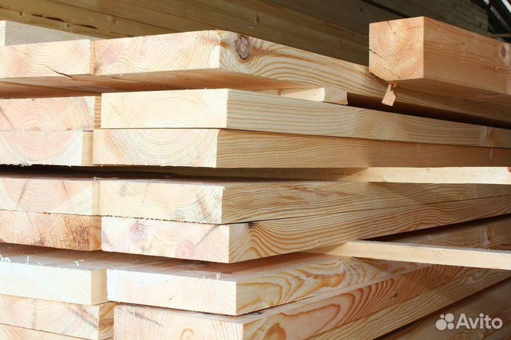 Брус обрезной 100х100 1-2 сорт