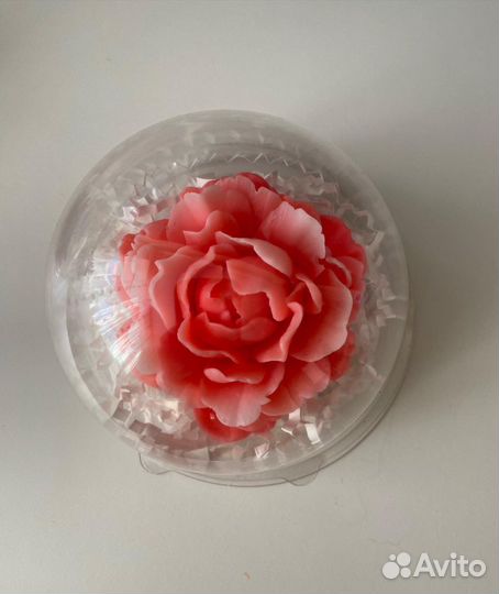 Пионы из мыла в куполе