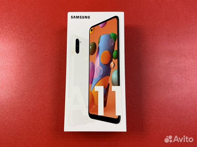 Смартфон Samsung Galaxy A11 2/32Gb (Белый) Новый