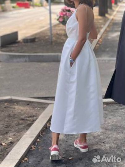 Свадебное платье 42 44 новое