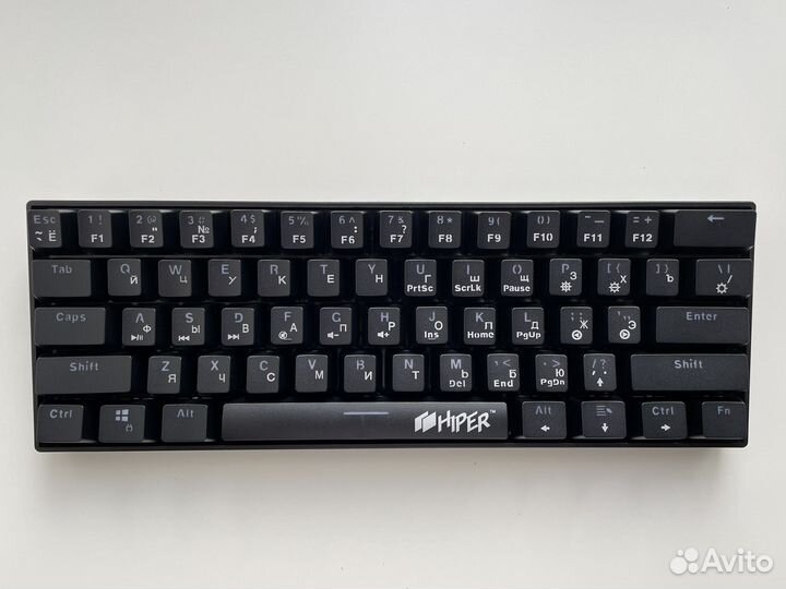 Игровая клавиатура hiper mk-1 spike