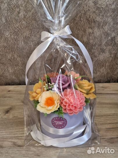 Букет цветов из мыла