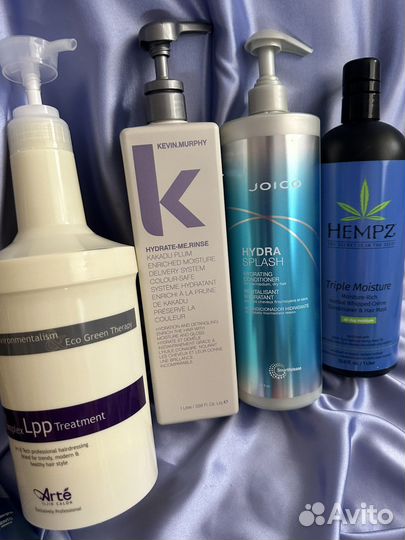 Маски на увлажнение hempz lebel joico moroccanoil